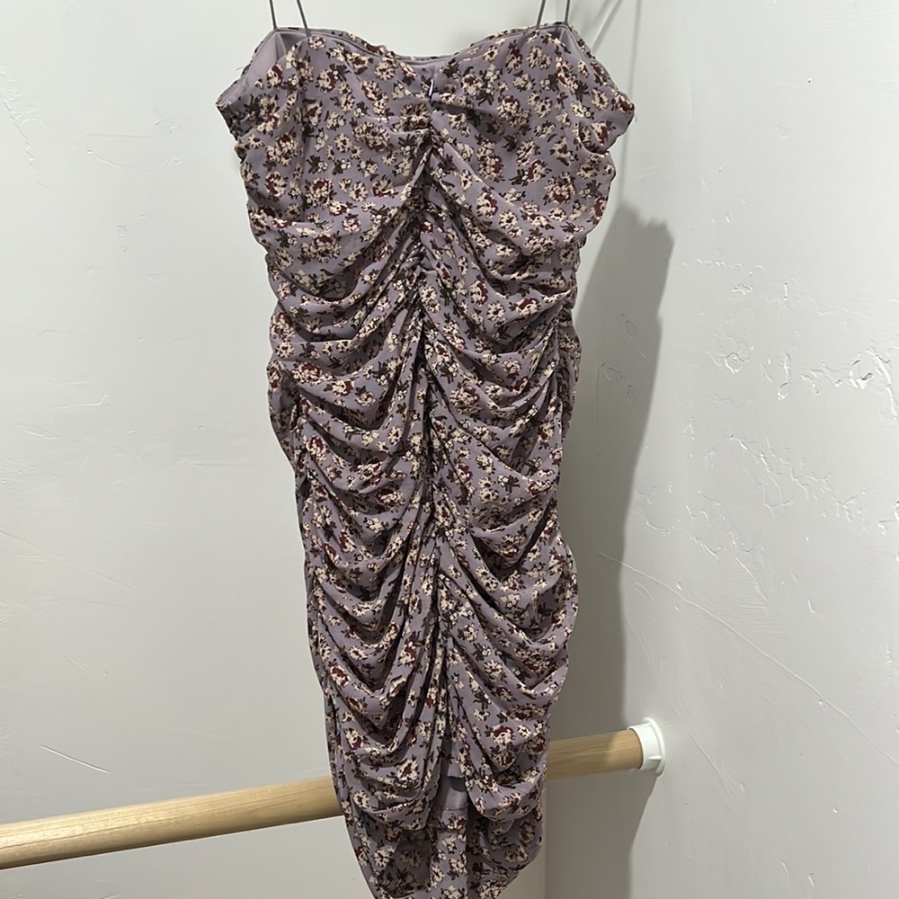 Purple mini dress.  Worn once for a photoshoot . Looks brand new.